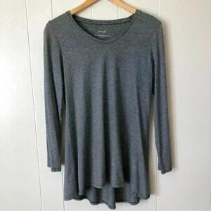 Pure Jill Striped Cotton Blend Top Tunic Size XS